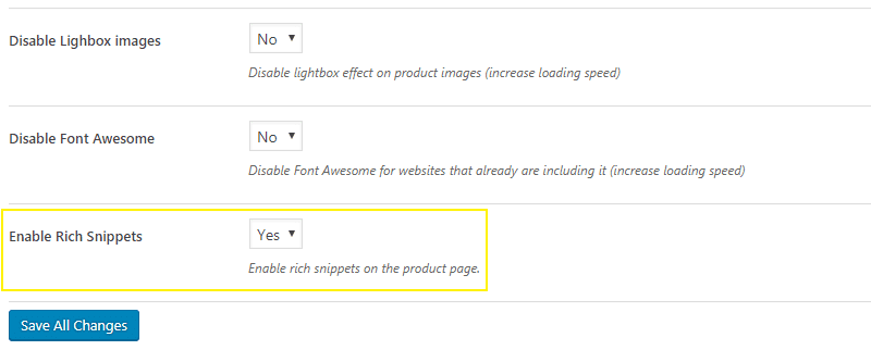 WP Product Review Lite Settings. WP Dashboard > Product Review > Product Review 