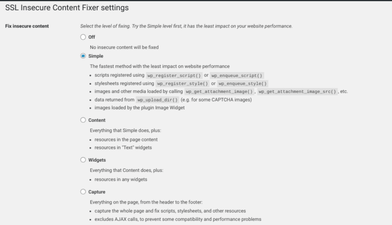 wordpress mixed content http https