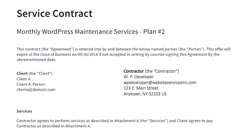 Contract - Basic Terms