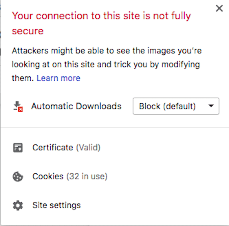 Problematic SSL Certificate