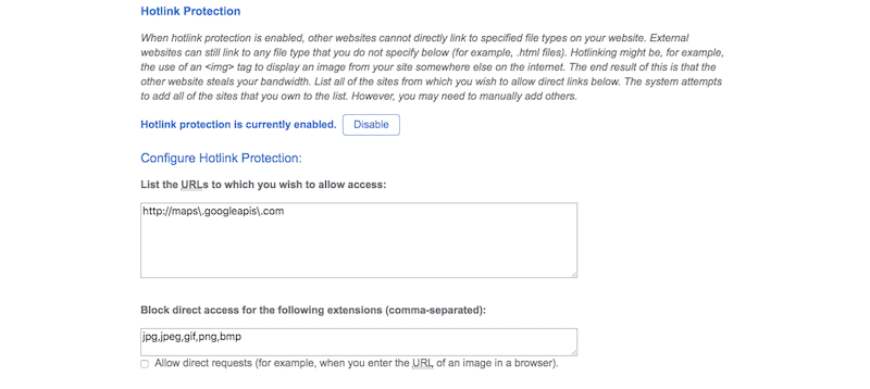 hotlink protection
