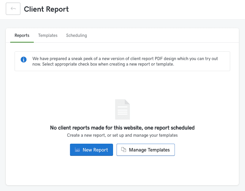 Client Report