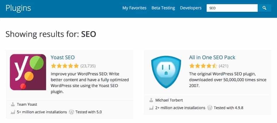 Multifunction SEO plugins