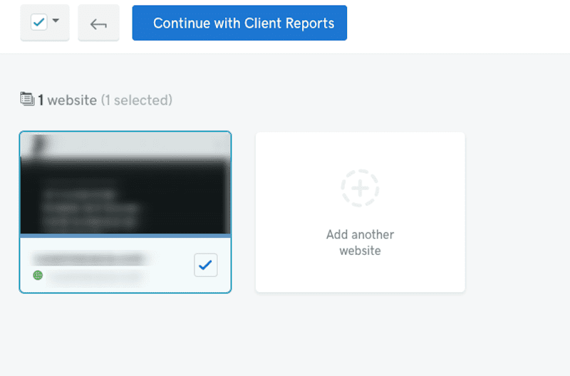 Select Client Reports