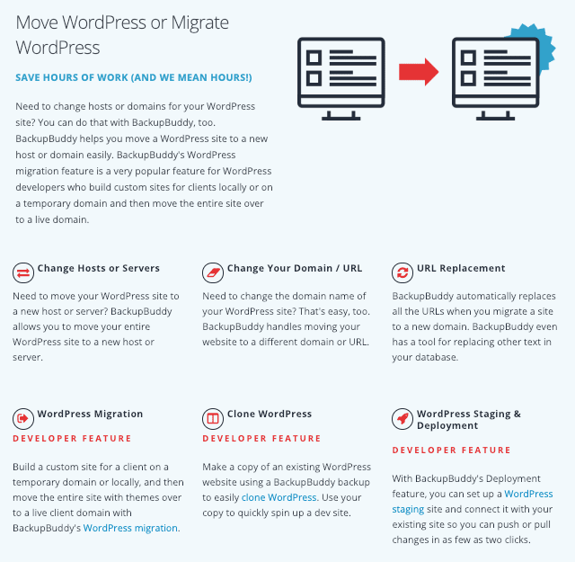 BackupBuddy migration