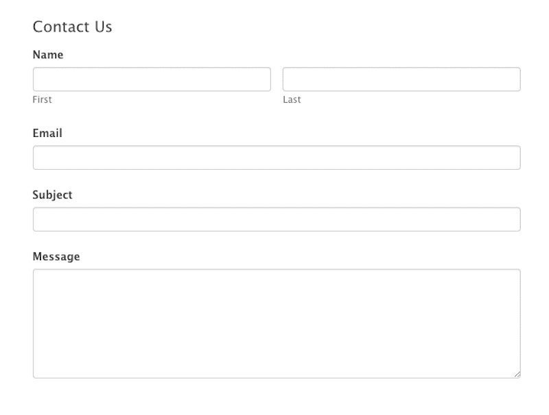 Formidable Forms Sample