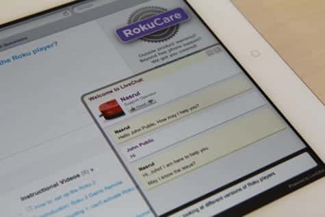 RokeCare using LiveChat