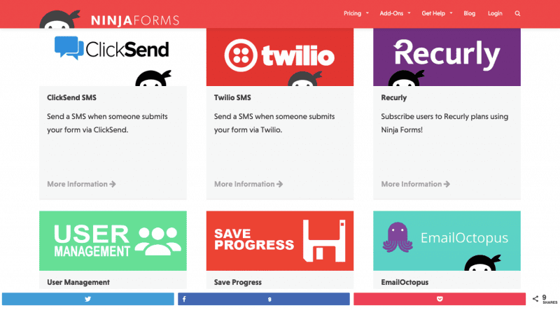 Ninja Forms Add-ons