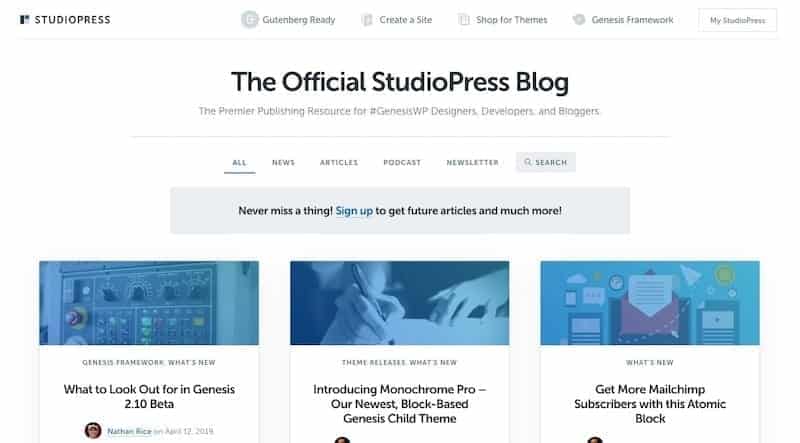 StudioPress Blog