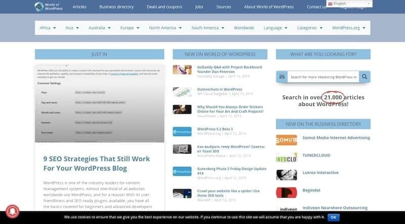 World of WordPress Blog