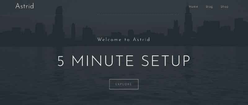 Astrid business theme for WordPress