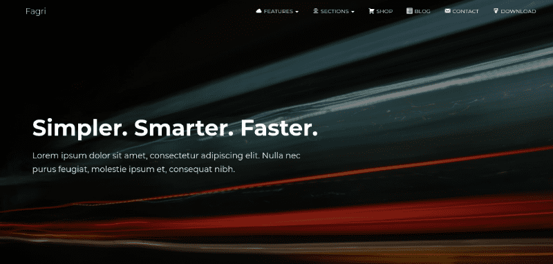Fagri wordpress business theme