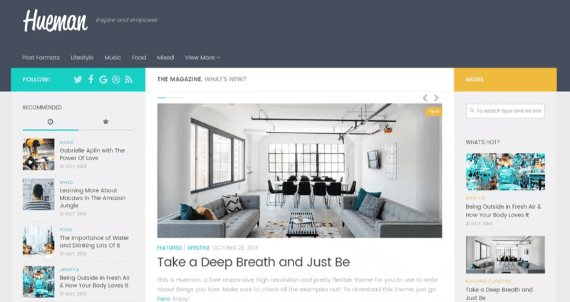 Hueman theme for WordPress