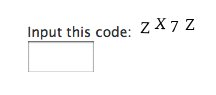 Captcha example