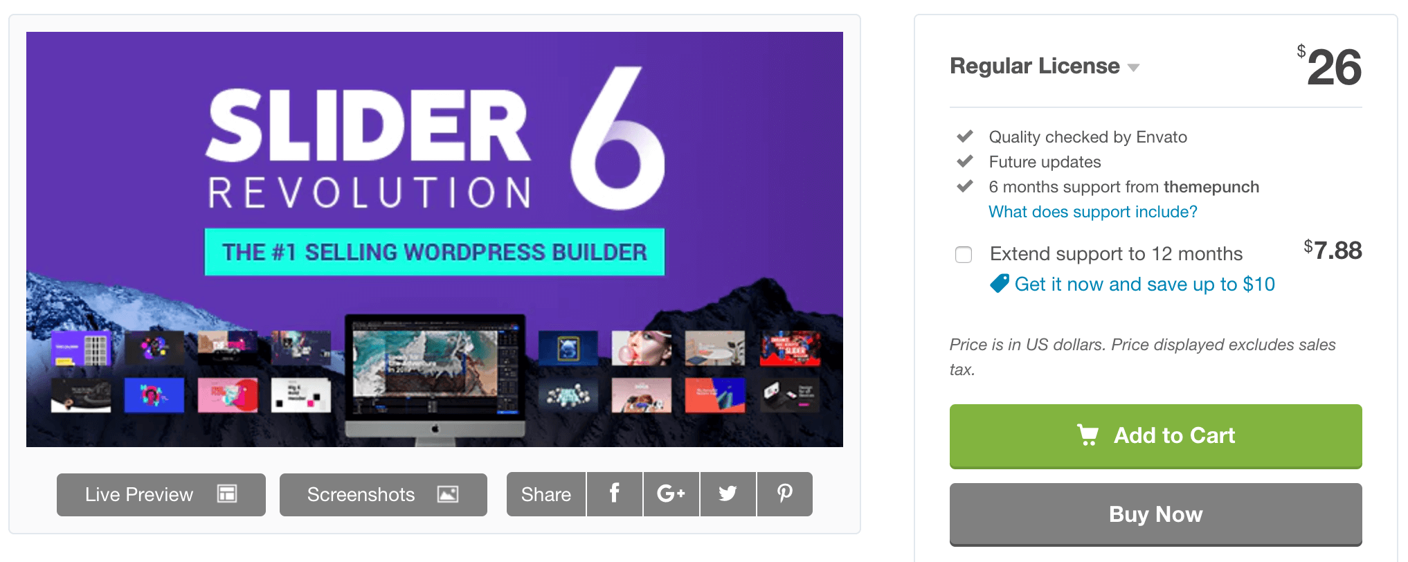 The Slider Revolution plugin.