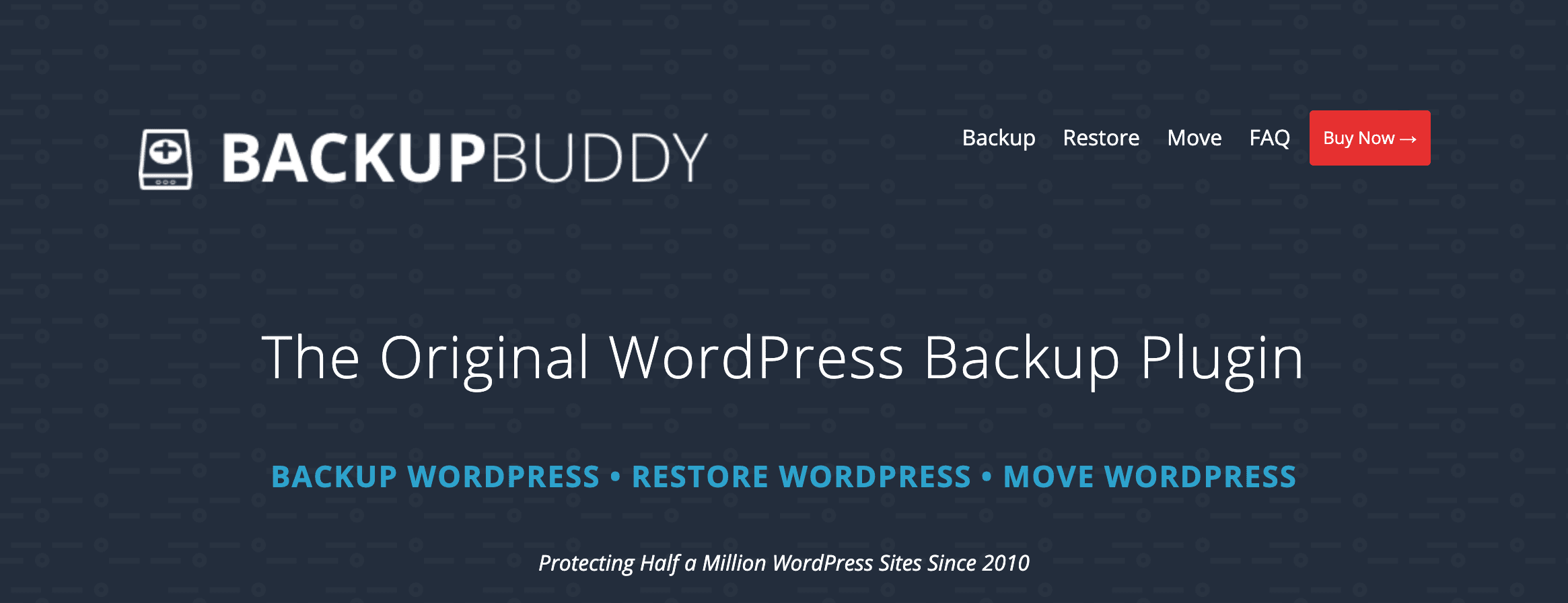 The BackupBuddy plugin.