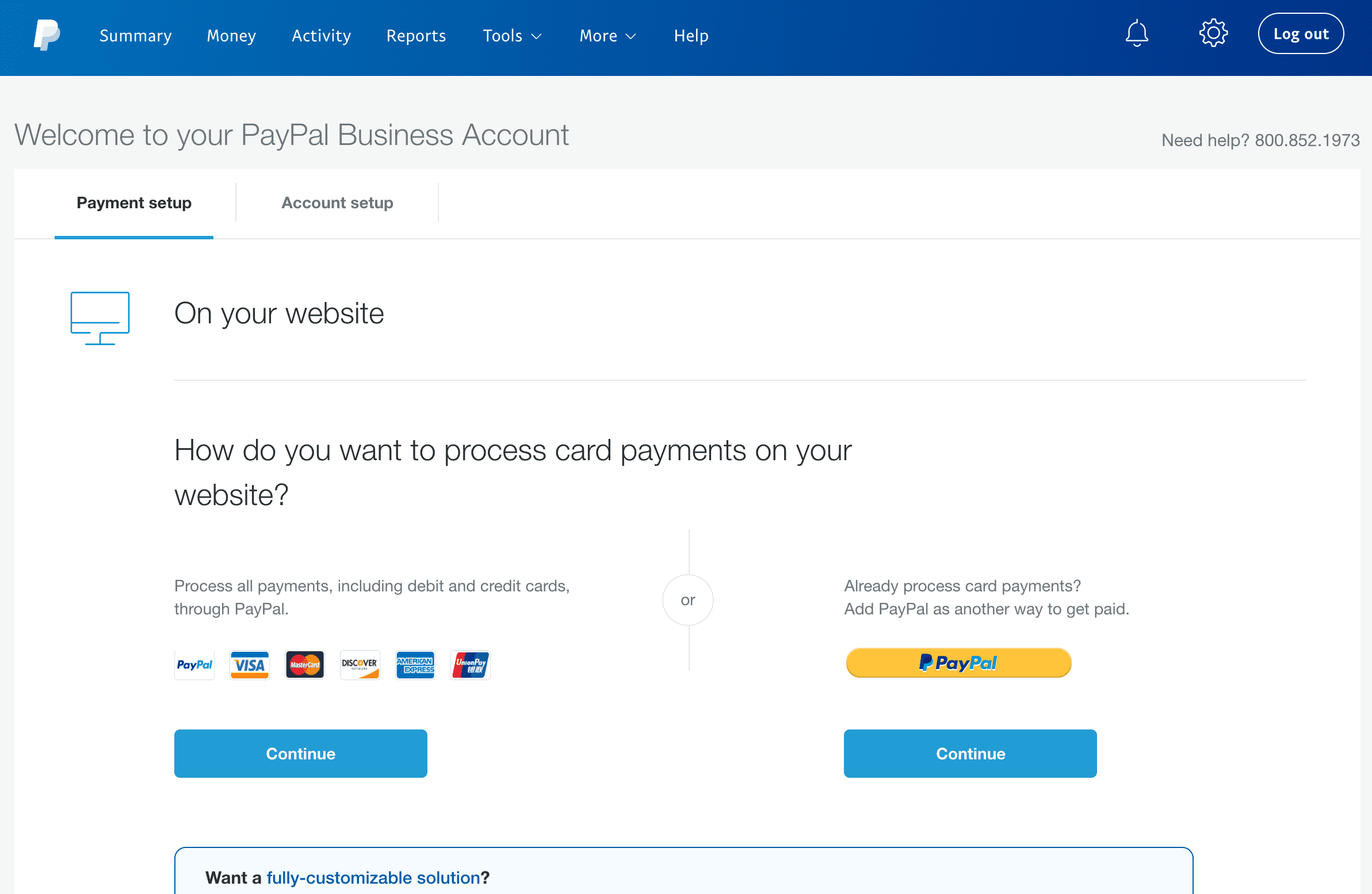 PayPal payments