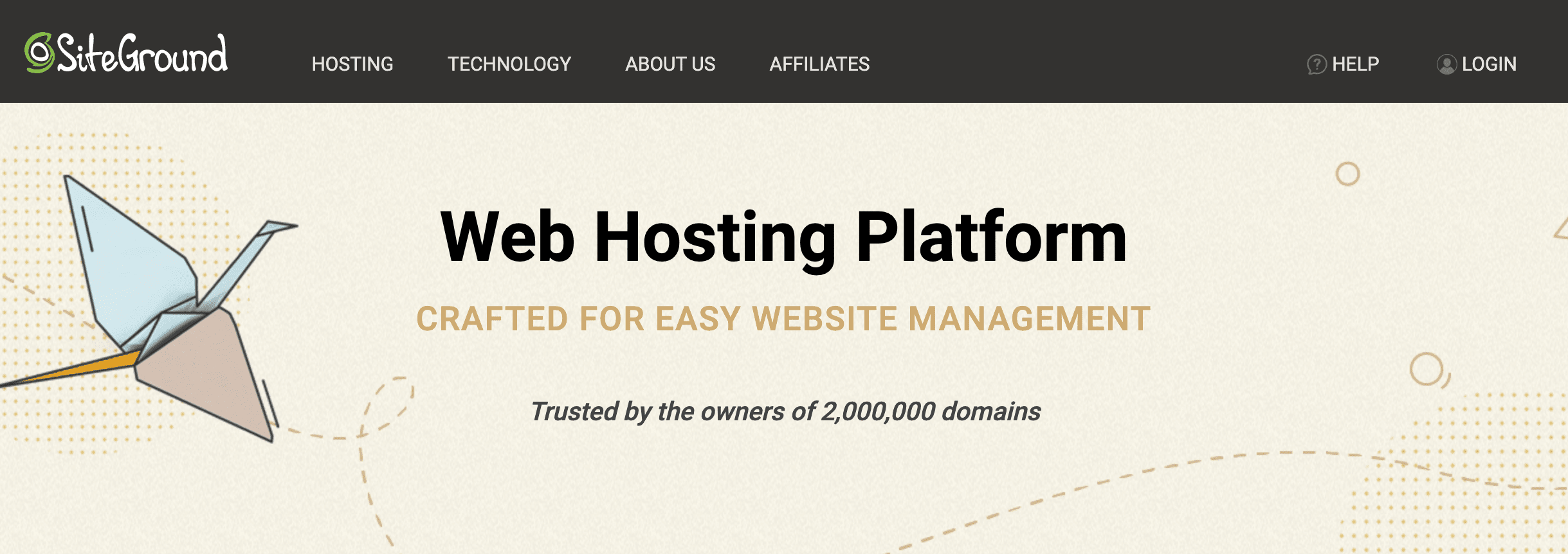 WordPress staging site.