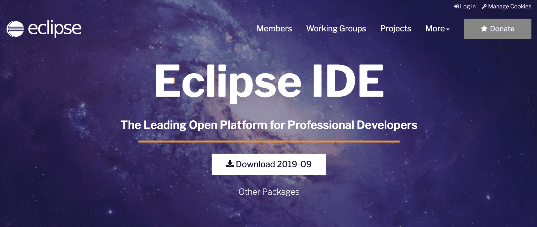 The Eclipse IDE.