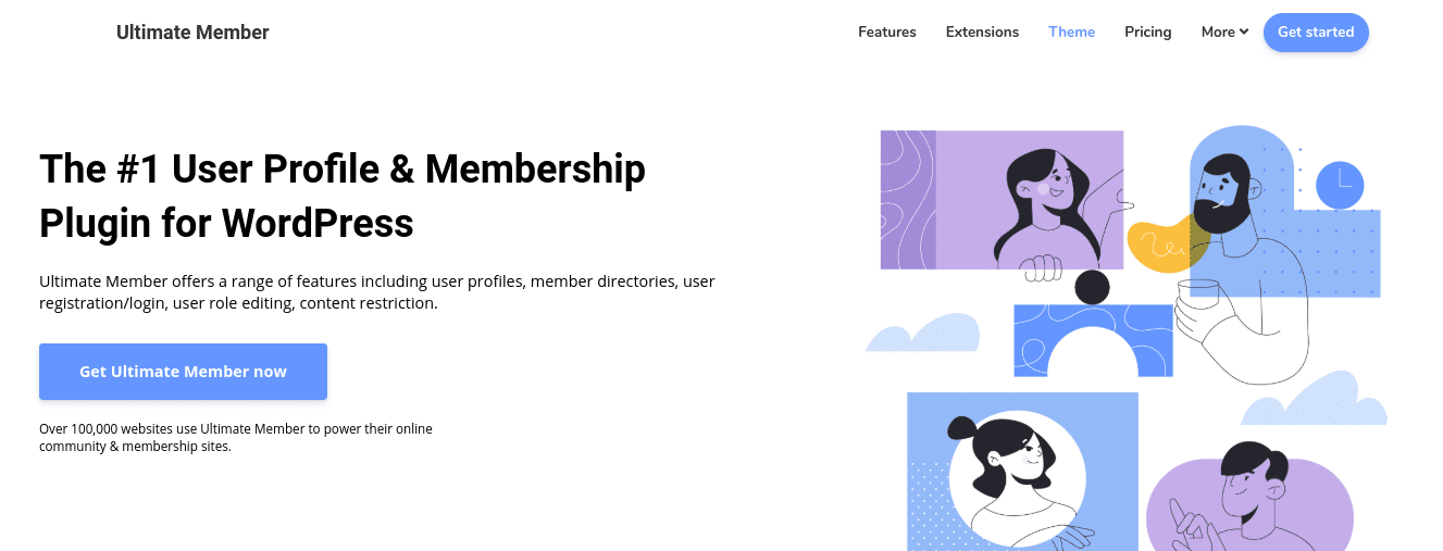 The Ultimate Member website.