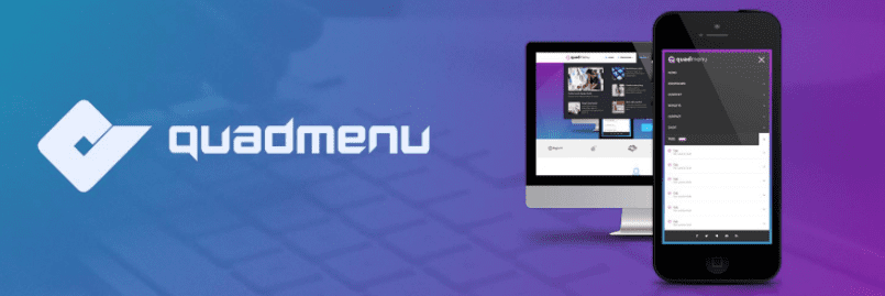 The QuadMenu mega menu WordPress plugin.